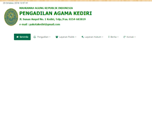 Tablet Screenshot of pa-kediri.go.id